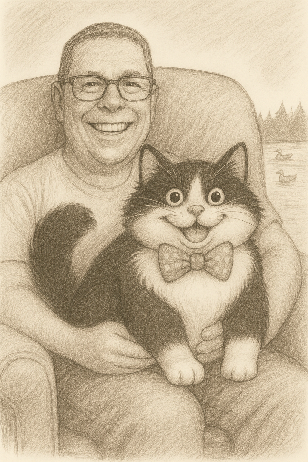 Author with Big Jerry